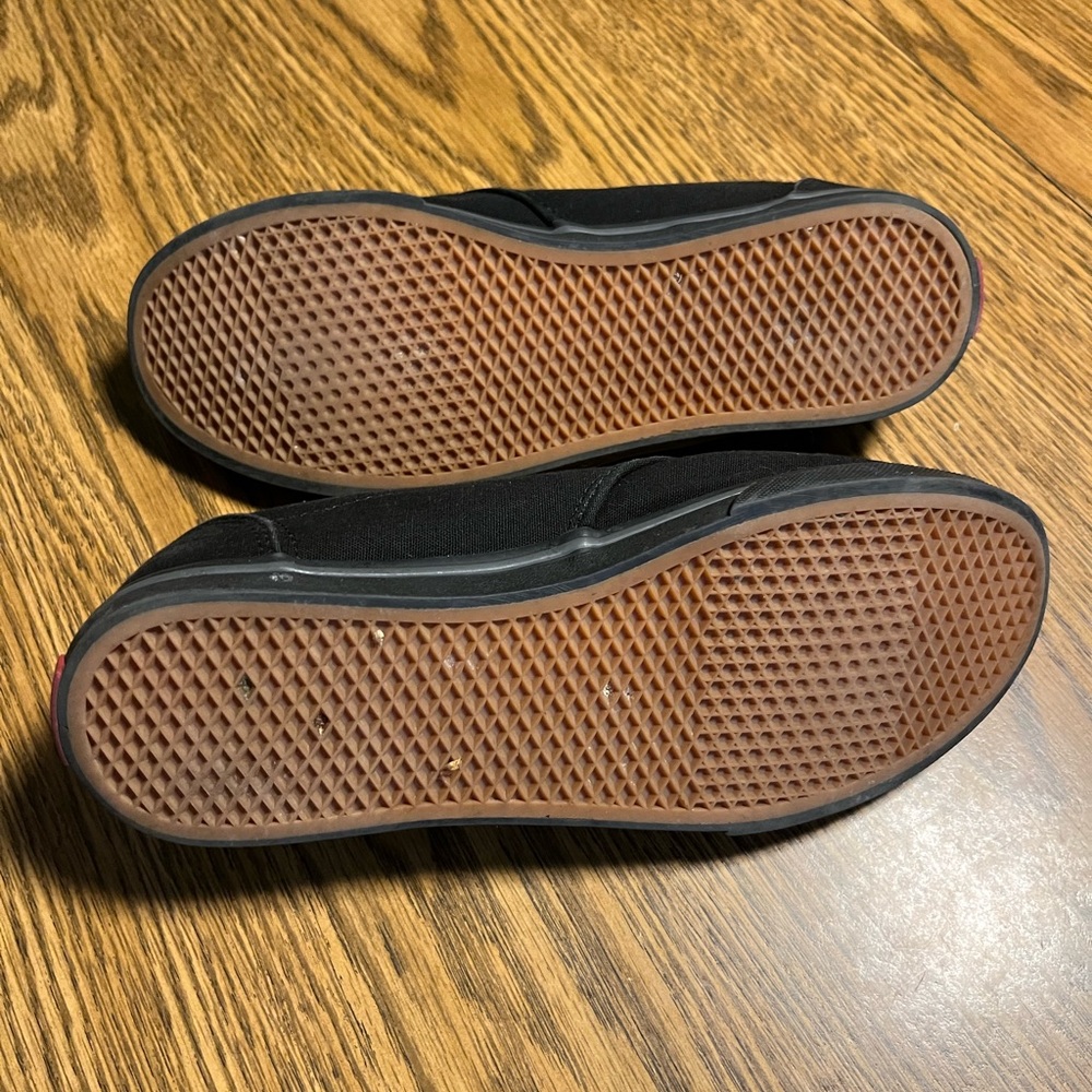 Vans Black Canvas Size 8 Sneakers - Picture 5 of 7
